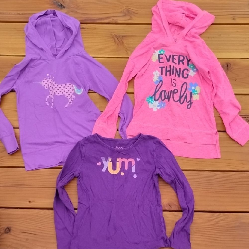 Circo Purple and Pink Kids Hoodie Trio